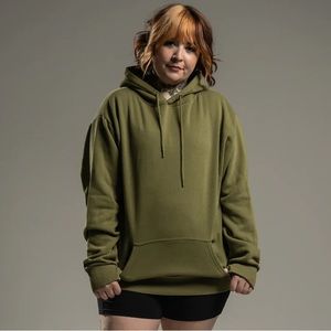 Girrlscout The OG Hoodie in Olive Green (size S)
